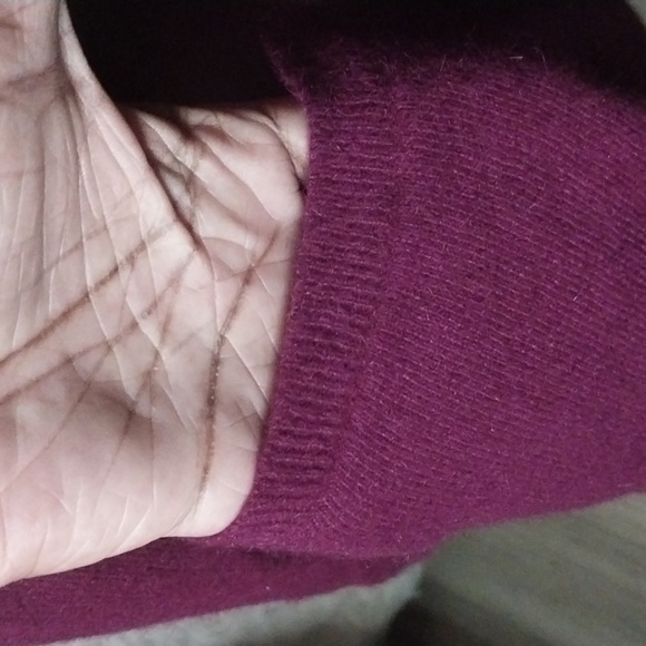 Mercer & Madison Angora/Wool Cardigan Sweater Beige Size XL - Picture 8 of 8